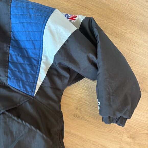 Dallas Cowboys Vintage Starter Jacket Large Kangaroo Pocket hooded - Picture 4 of 12